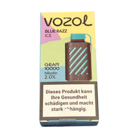 VOZOL GEAR 10000 BLUE RAZZ
