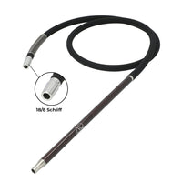 Manche + tuyaux Carbon Black - Red 18/8
