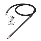 Manche + tuyaux Carbon Black - Red 18/8