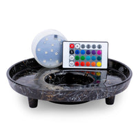 Socle chicha noir avec LED